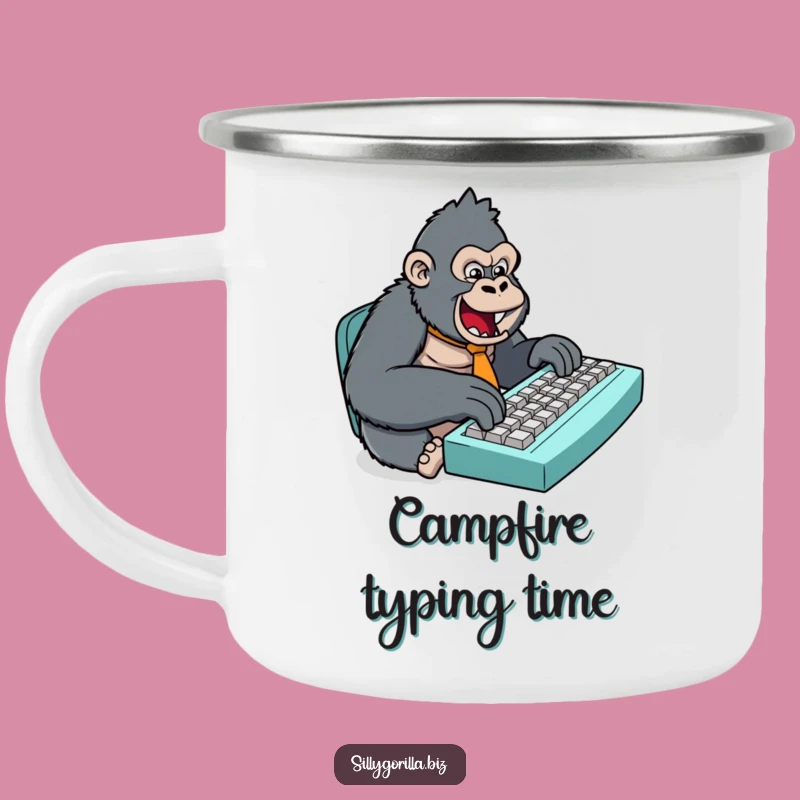 Funny Gorilla Adventure Mug: Hilarious Outdoor and Travel Gift