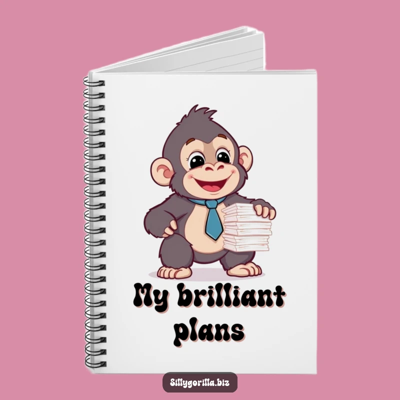 Funny Gorilla Paperwork Notebook: Office Humor Journal, Perfect Creative Gift